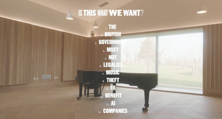 Musicians Release Silent Album to Protest UK Copyright Law Changes