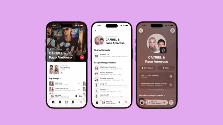 Apple Music Adds In-App Concert Listings in Latest Update